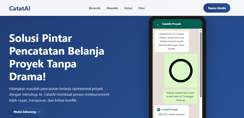Screenshot-2025-06-16-154120-1024x495 Akhir dari Masalah Pencatatan Belanja Proyek dengan CatatAI